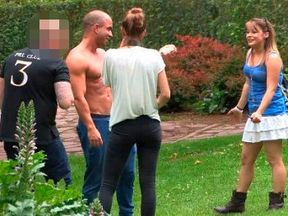 Being famous is awesome. Hunting groupies in El Retiro park in Madrid. (Antonio Aguilera fucks a fan)